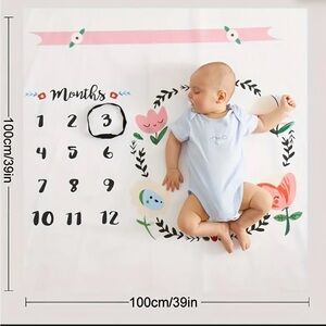 Baby Tulip Commemorative Background Cloth